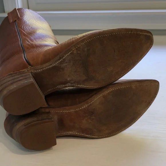 Frye Brown Leather Women's Boots - Picture 8 of 8